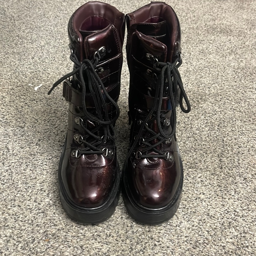 Guess boot heeled shoes